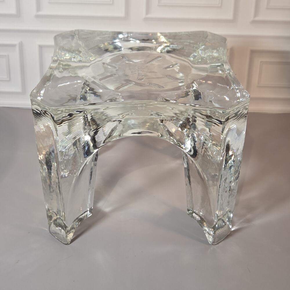 Chantal Food Stand Glass Trivet Unique Vintage Plant Stand Centerpiece Decor